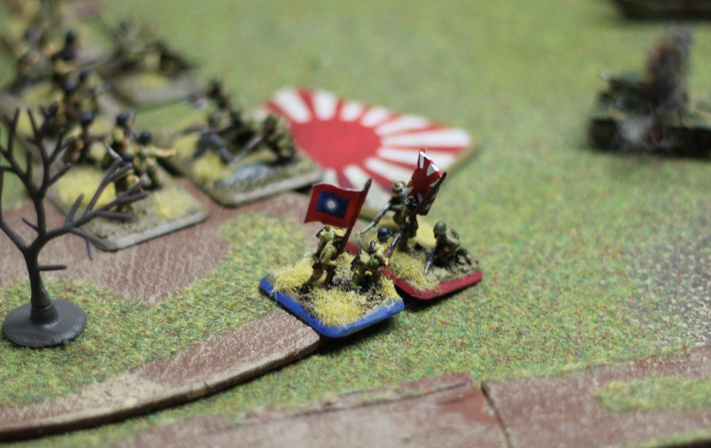 The Japanese mercilessly cut down the remaining Chinese around the objective.